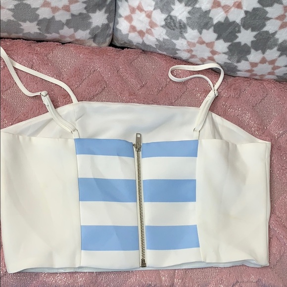 English Factory 2 piece shirt and skirt set size M - Picture 3 of 8